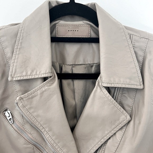 BLANKNYC Faux Leather Moto Jacket - Sand Stoner - Picture 2 of 3